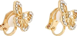 Boucles d'oreilles clips - Golden Butterfly