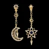 Boucles d'oreilles clips - Black Moon