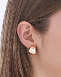 Boucles d'oreilles clips - Smooth Gold