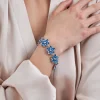 Bracelet - Blue Flower