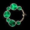Bracelet - Green Enamel