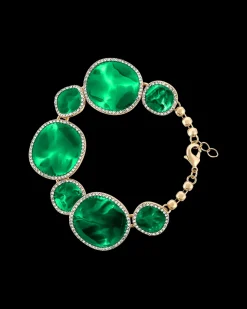 Bracelet - Green Enamel