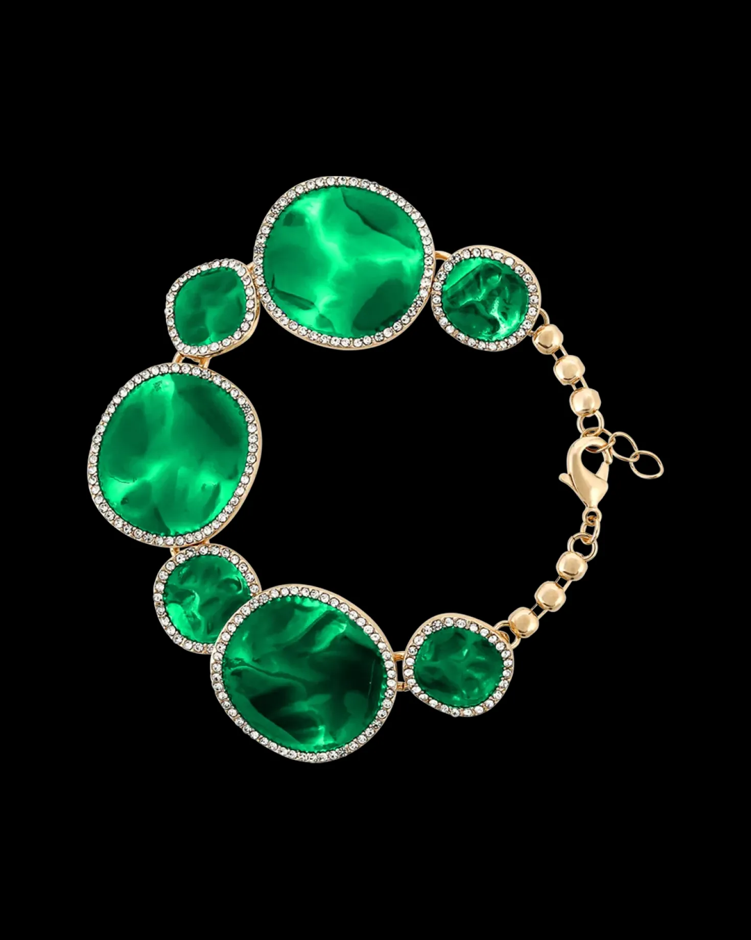 Bracelet - Green Enamel