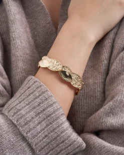 Bracelet - Hammered Leaf