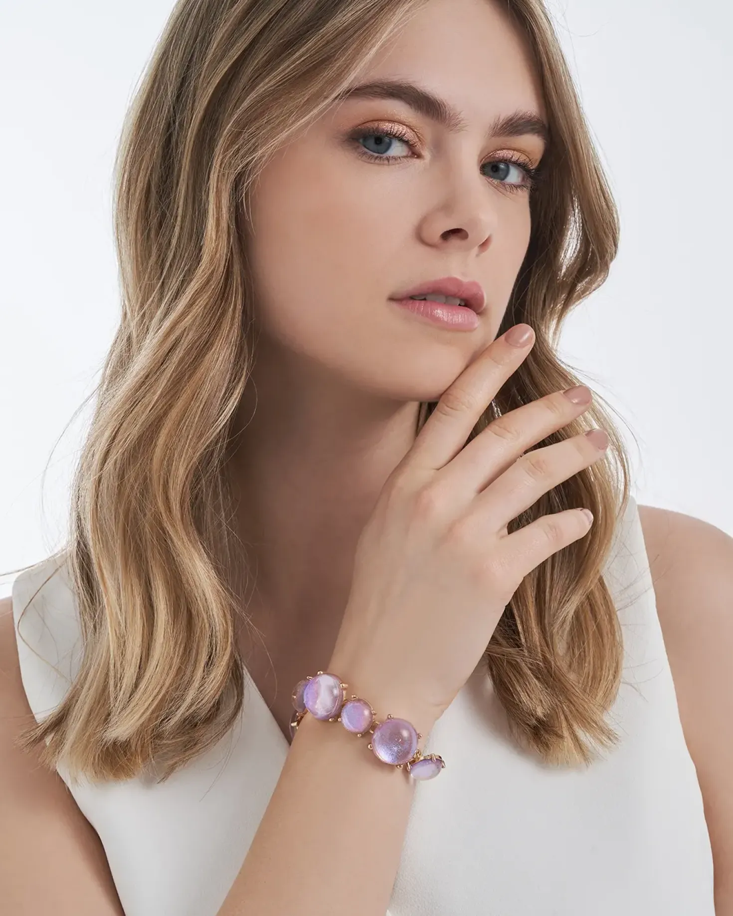 Bracelet - Lavender Glitter