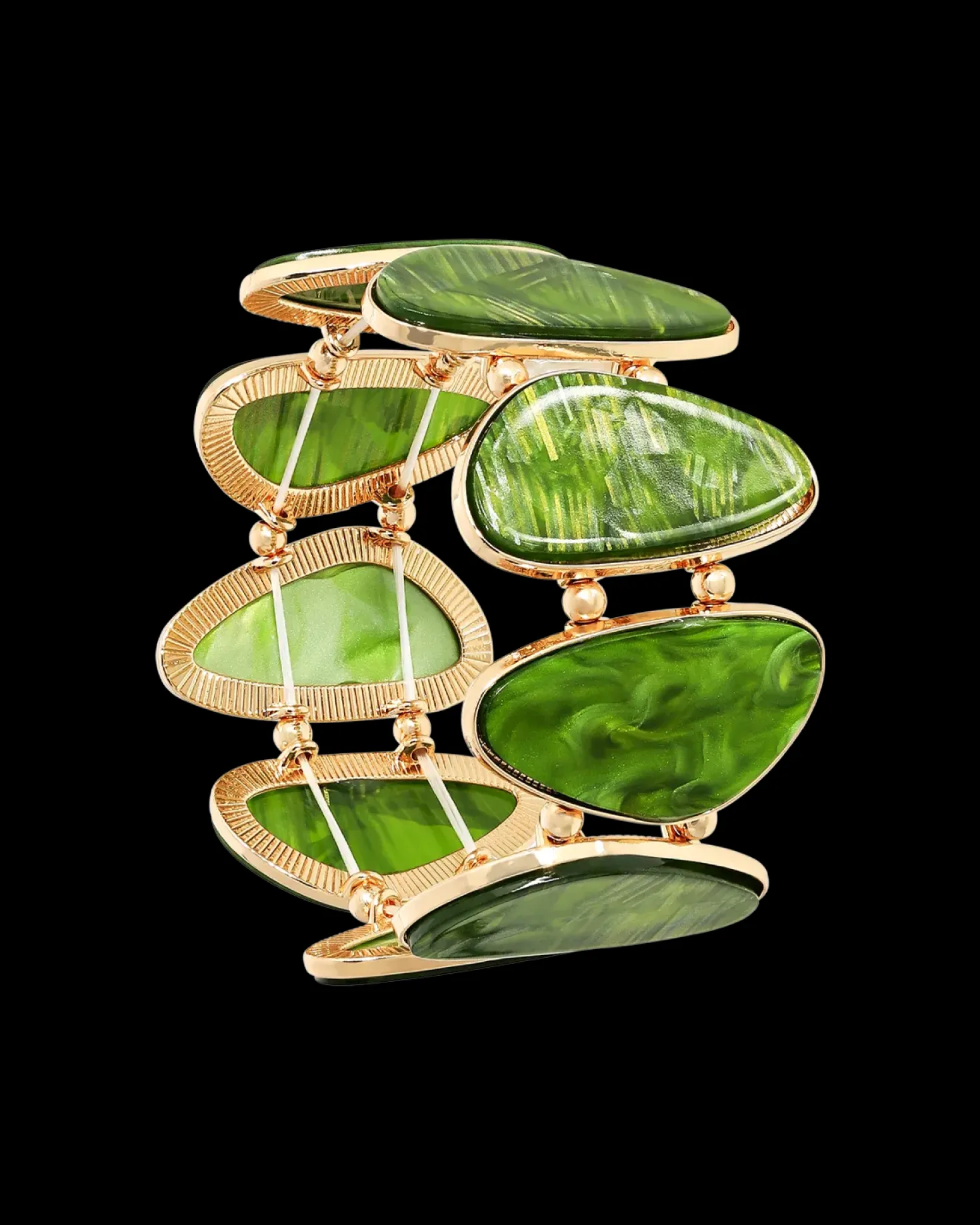 Bracelet - Marbled Green