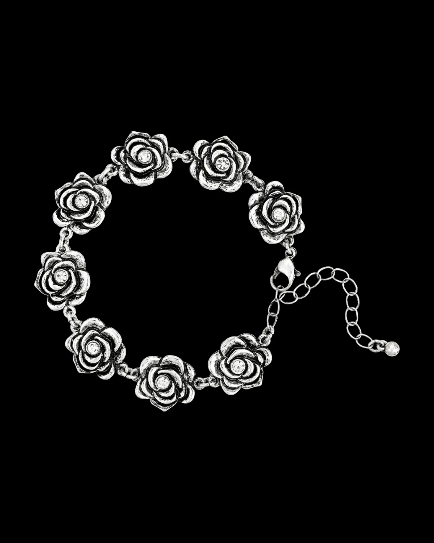 Bracelet - Silver Rose