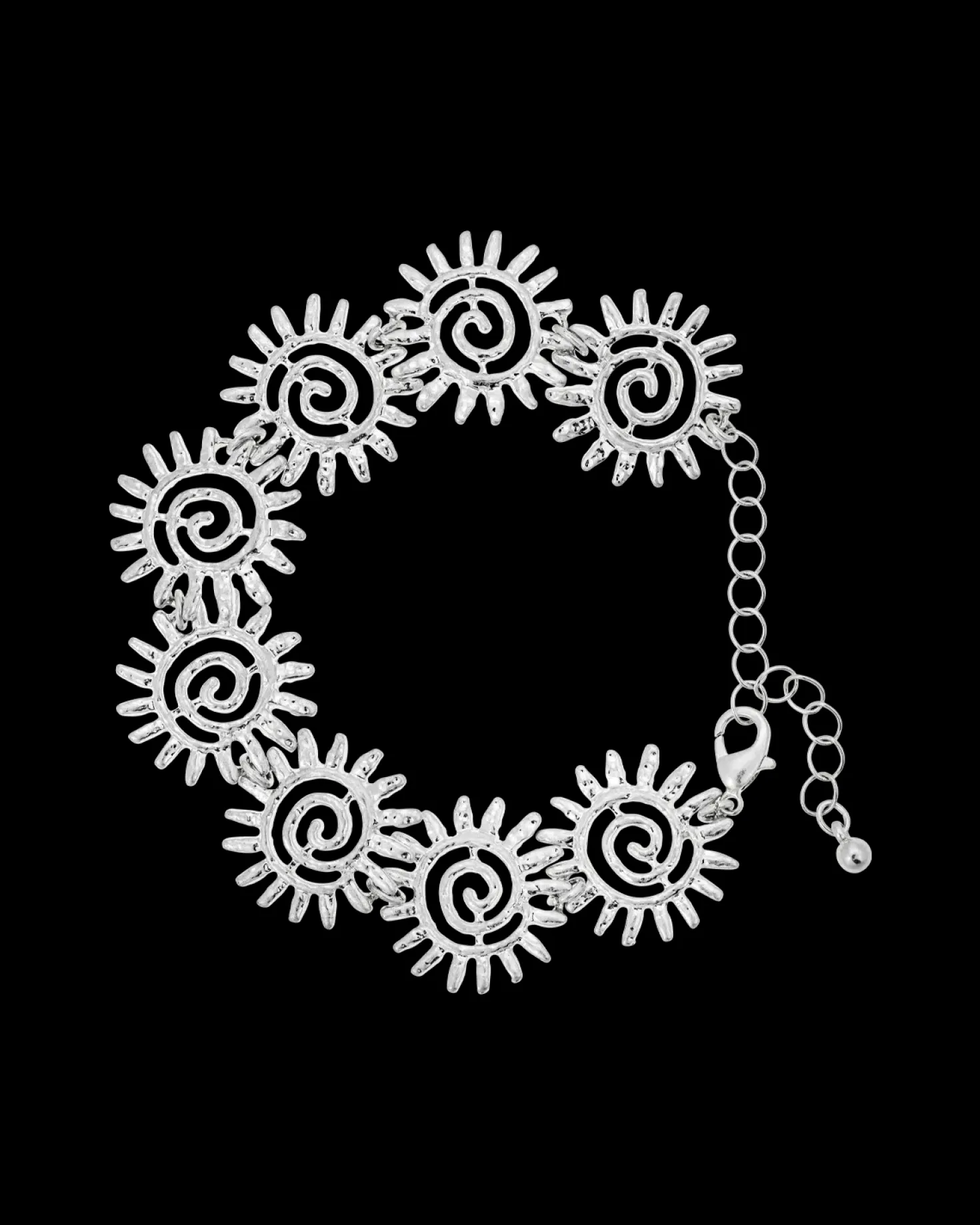 Bracelet - Silver Swirls