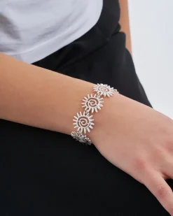 Bracelet - Silver Swirls