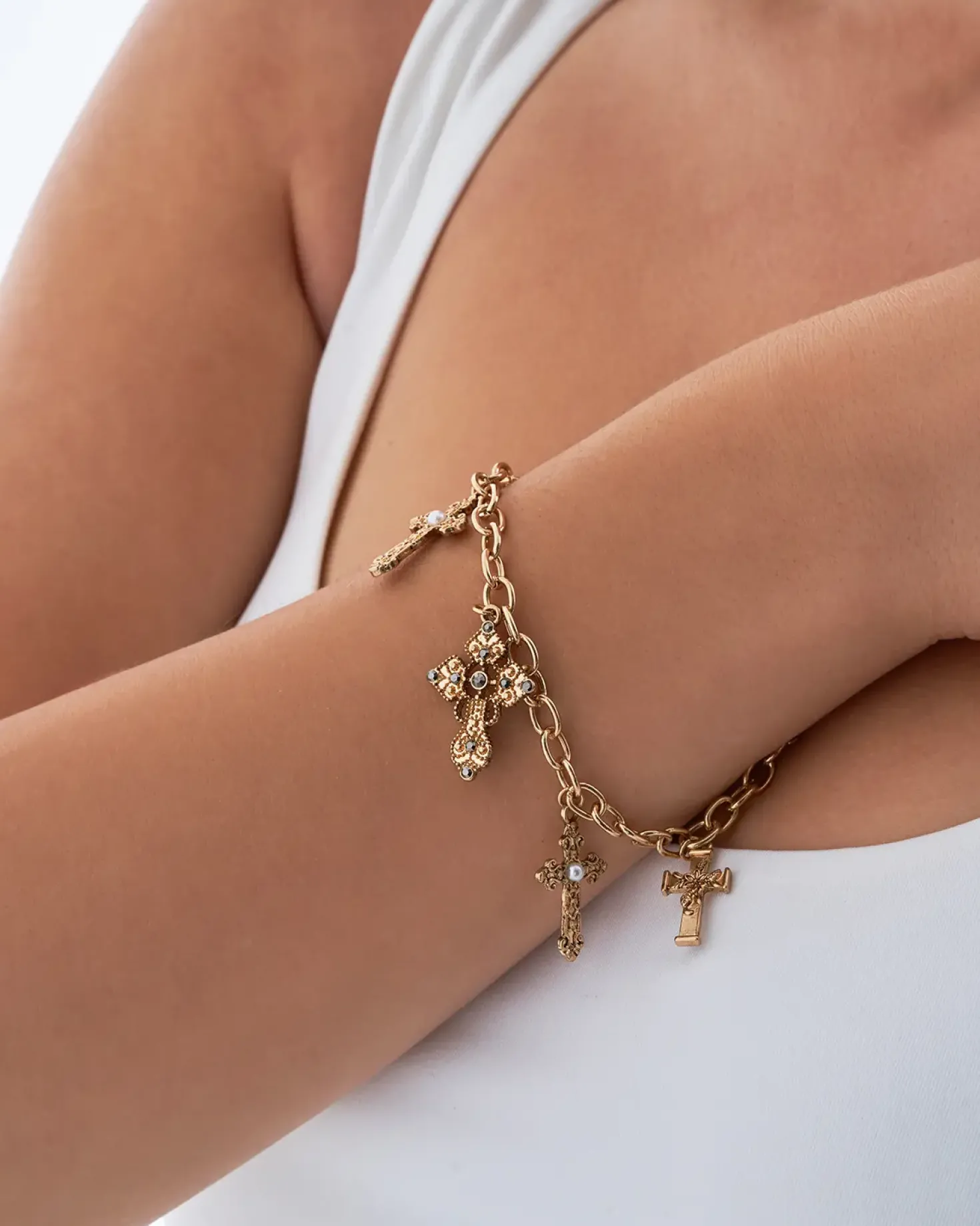 Bracelet - Solid Cross