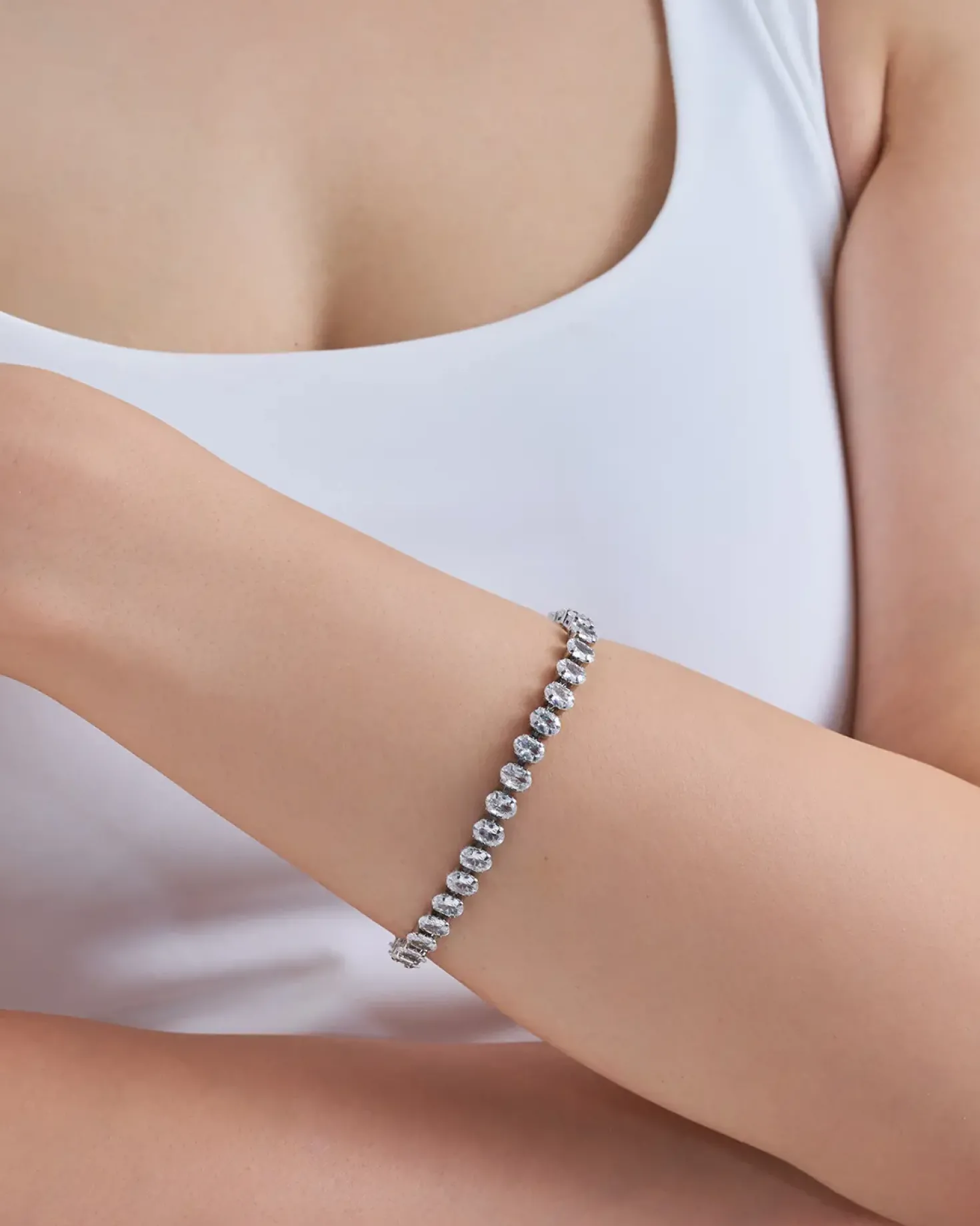Bracelet - Sparkling Ovals