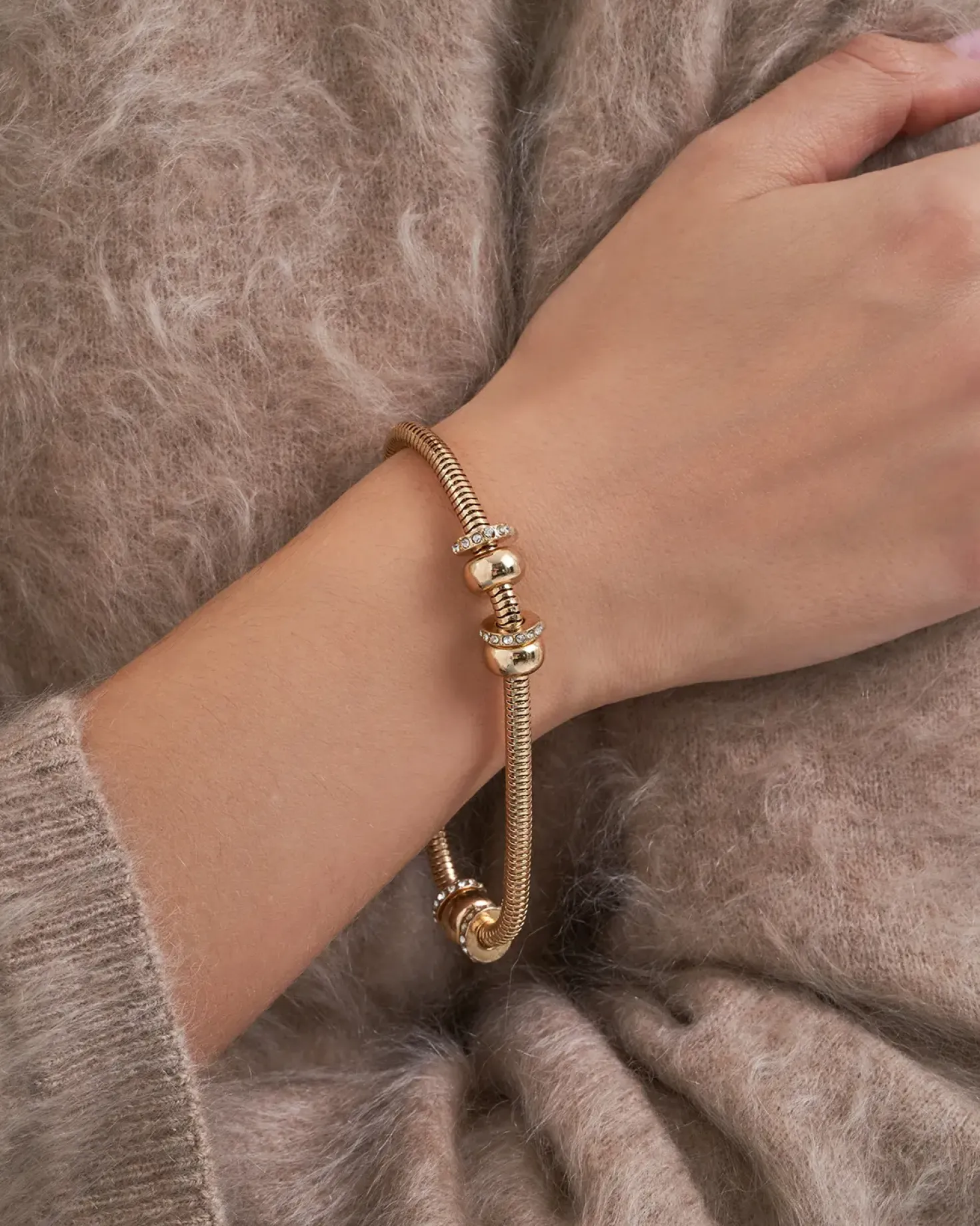 Bracelet - Sparkly Gold