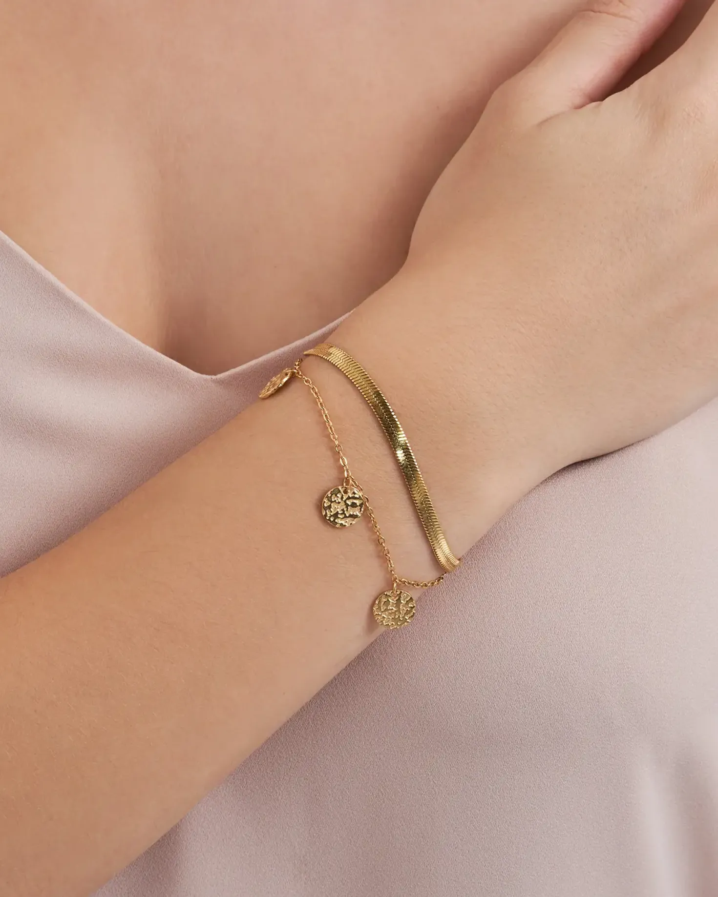 Bracelet - Steel Circles