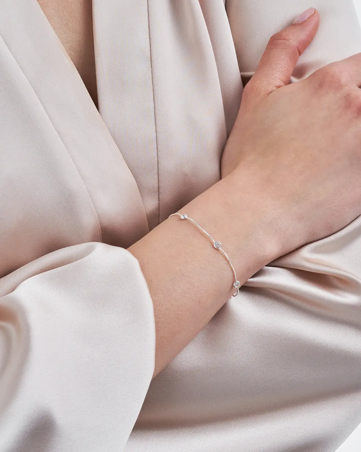Bracelet - Sweet Silver Curve