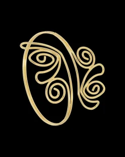 Bracelet de biceps - Golden Squiggle