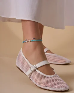 Bracelet de cheville - Blue Sequins
