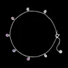 Bracelet de cheville - Rainbow Zirconia