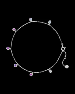 Bracelet de cheville - Rainbow Zirconia