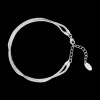 Bracelet de cheville - Steel Rows
