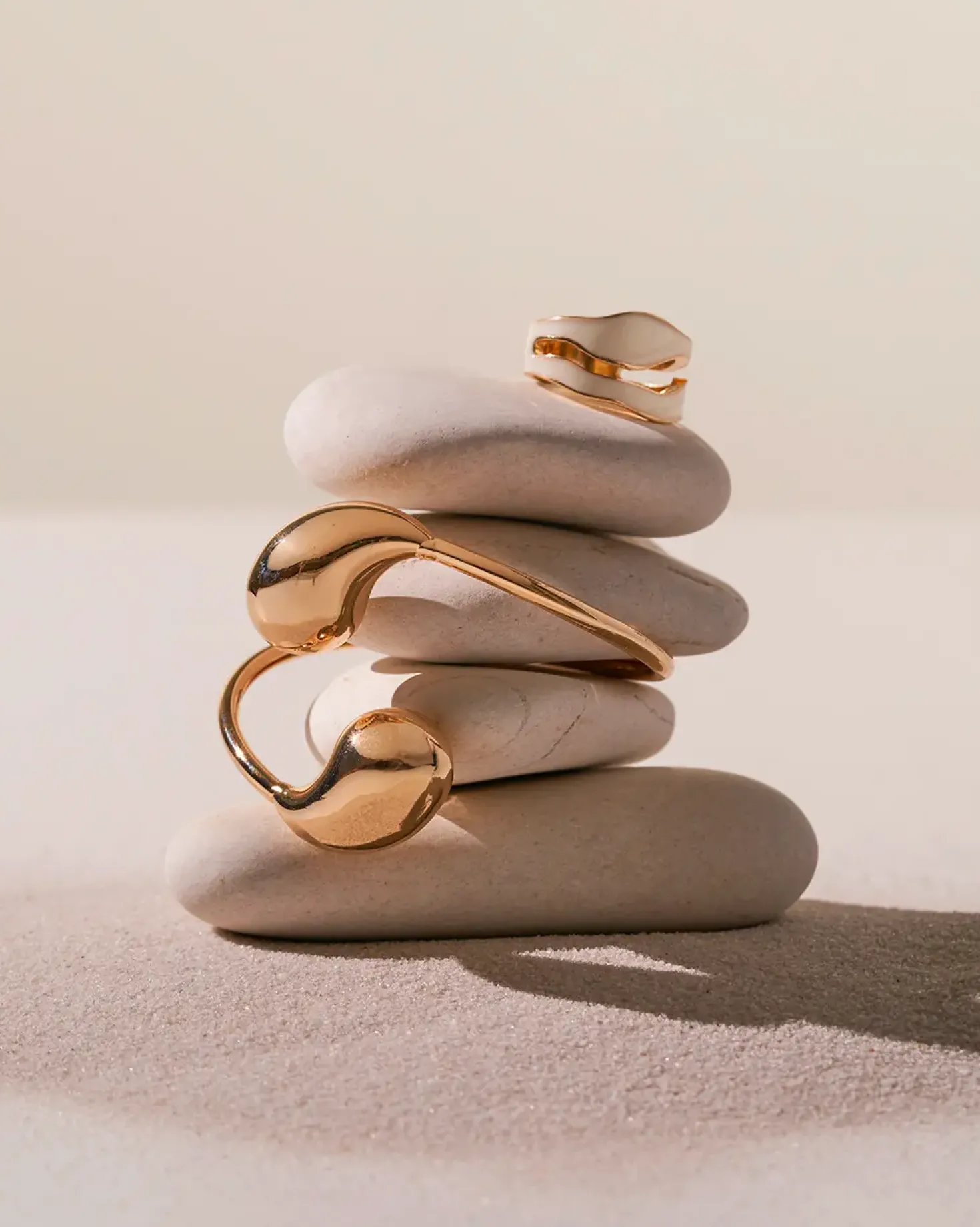 Bracelet jonc - Chunky Teardrops