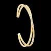 Bracelet jonc - Crossed Elegance