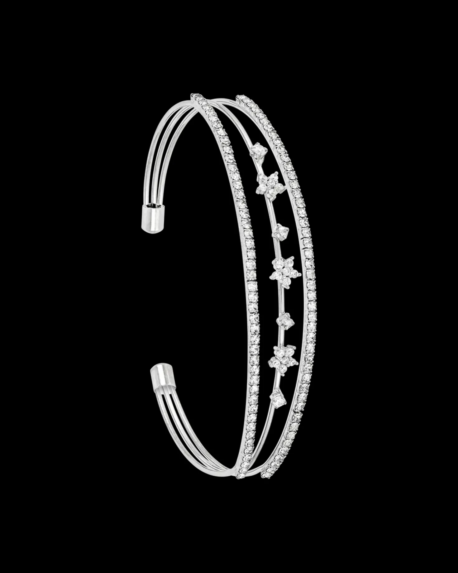 Bracelet jonc - Floral Shimmer