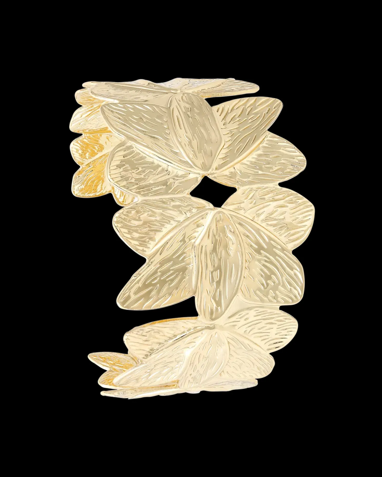 Bracelet jonc - Golden Blossom