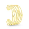 Bracelet jonc - Golden Hammered
