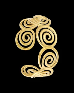 Bracelet jonc - Golden Swirl