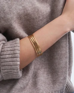 Bracelet jonc - Golden Treasure