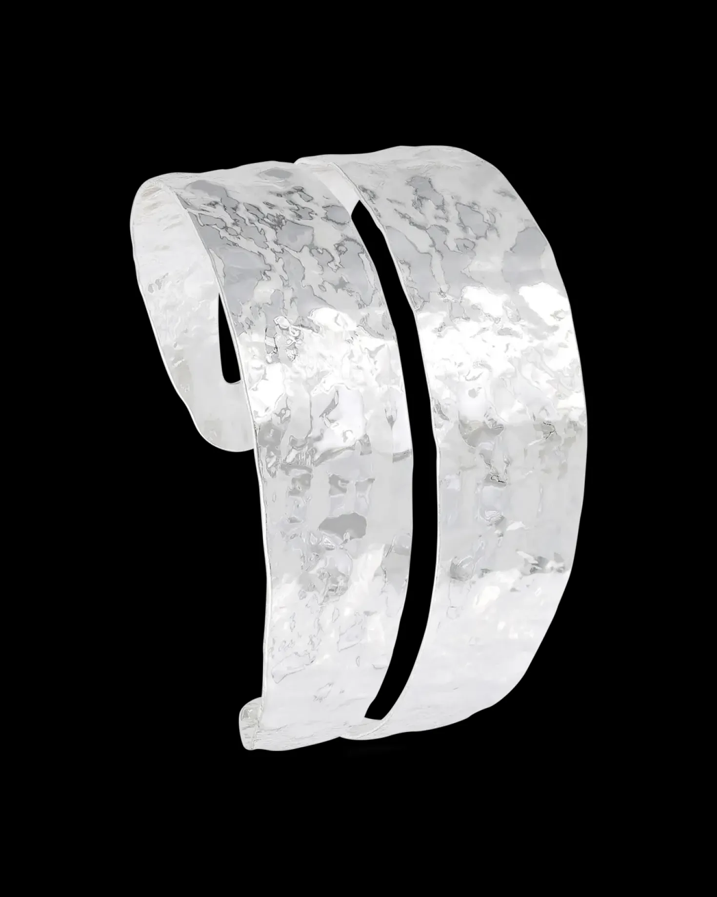 Bracelet jonc - Hammered Double