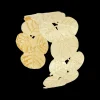 Bracelet jonc - Hammered Leaves