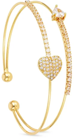 Bracelet jonc - Heart Rows
