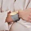 Bracelet jonc - Hematite Statement
