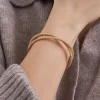 Bracelet jonc - Mesh Sparkle