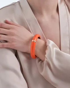 Bracelet jonc - Orange Statement