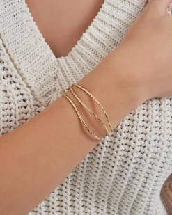 Bracelet jonc - Pounded Gold
