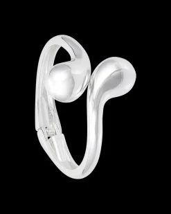 Bracelet jonc - Silver Teardrops