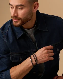 Bracelet pour homme - Black Cross