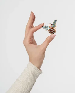 Broche - Blue Bumblebee