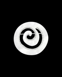 Broche - Silver Whirl