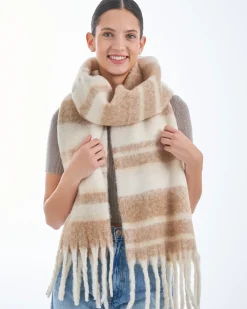 Écharpe - Beige Stripes