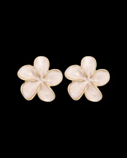 Clous d'oreilles - Beige Blossom