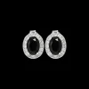 Clous d’oreilles - Black Oval