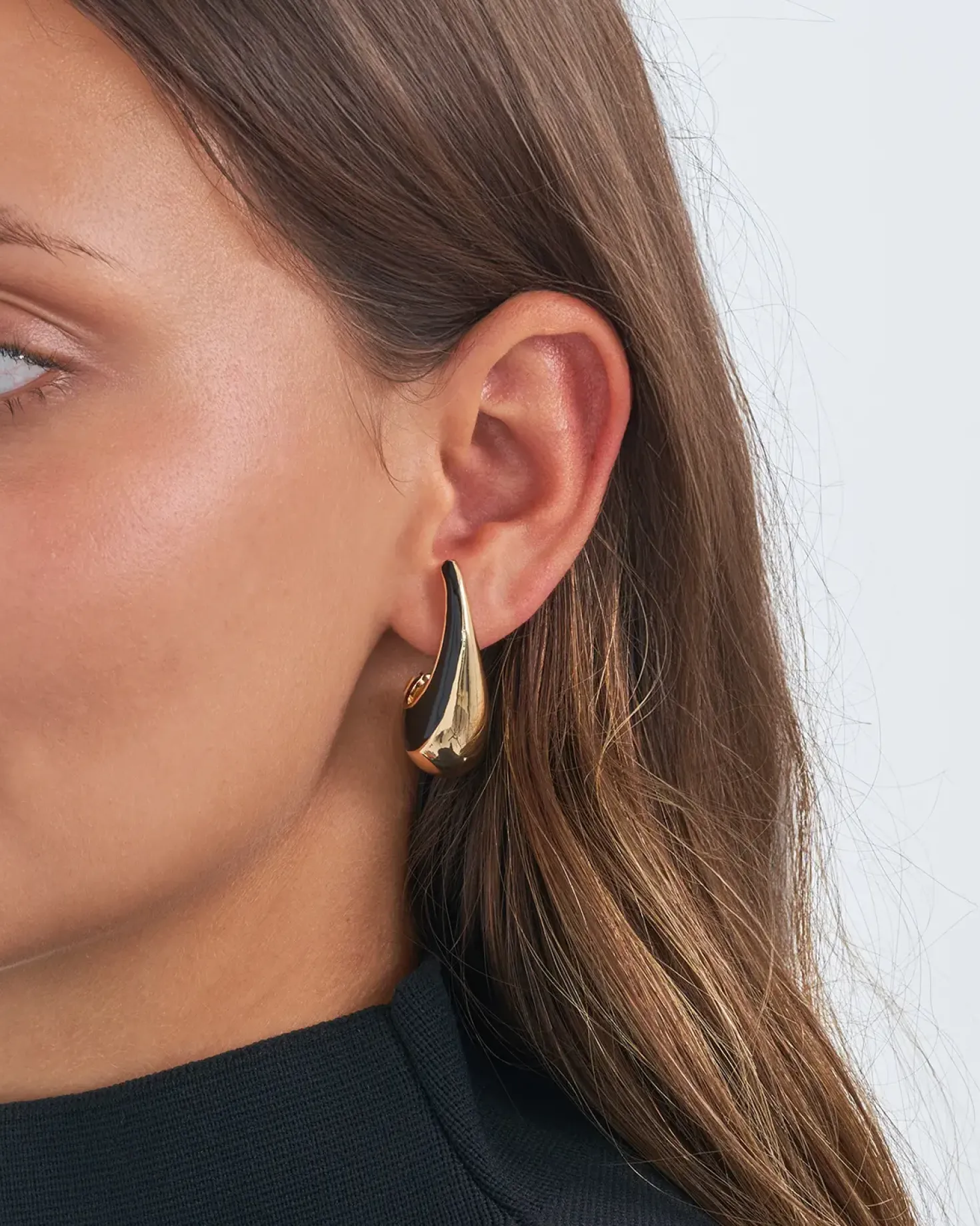 Clous d'oreilles - Black Stripe