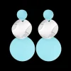 Clous d'oreilles - Blue Circles