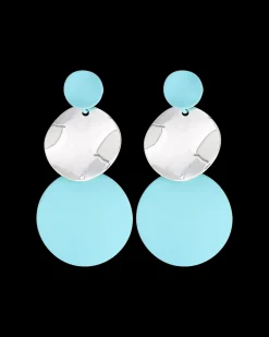 Clous d'oreilles - Blue Circles