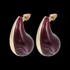 Clous d'oreilles - Burgundy Dream