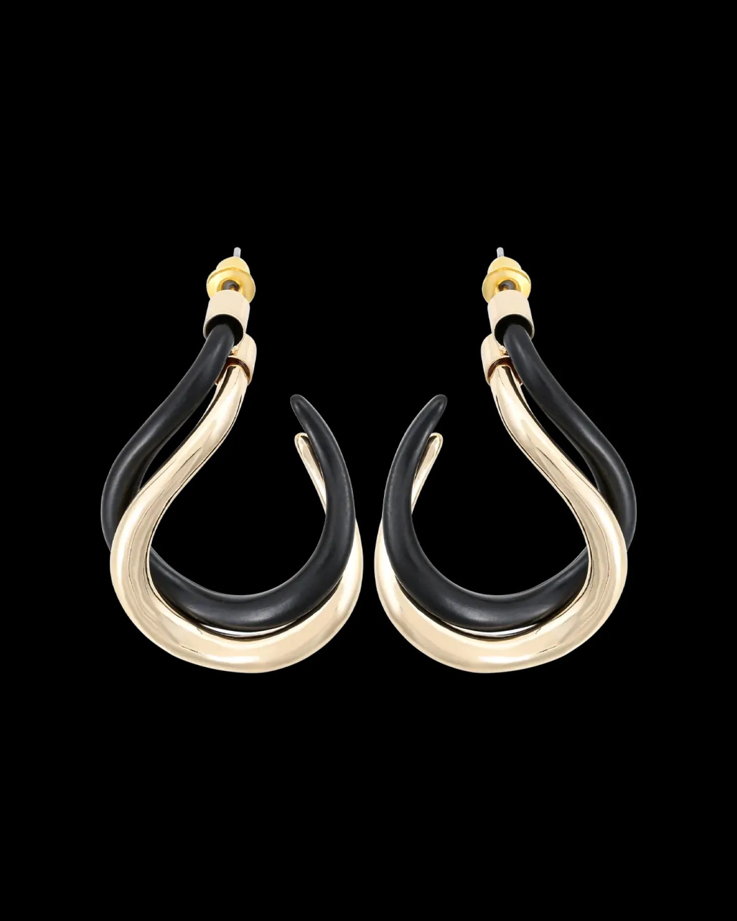 Clous d'oreilles - Chunky Black