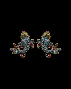 Clous d'oreilles - Colorful Pond